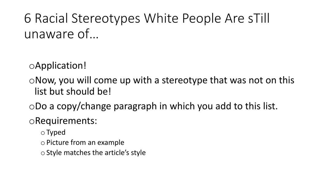 6 racial stereotypes white people are still 4