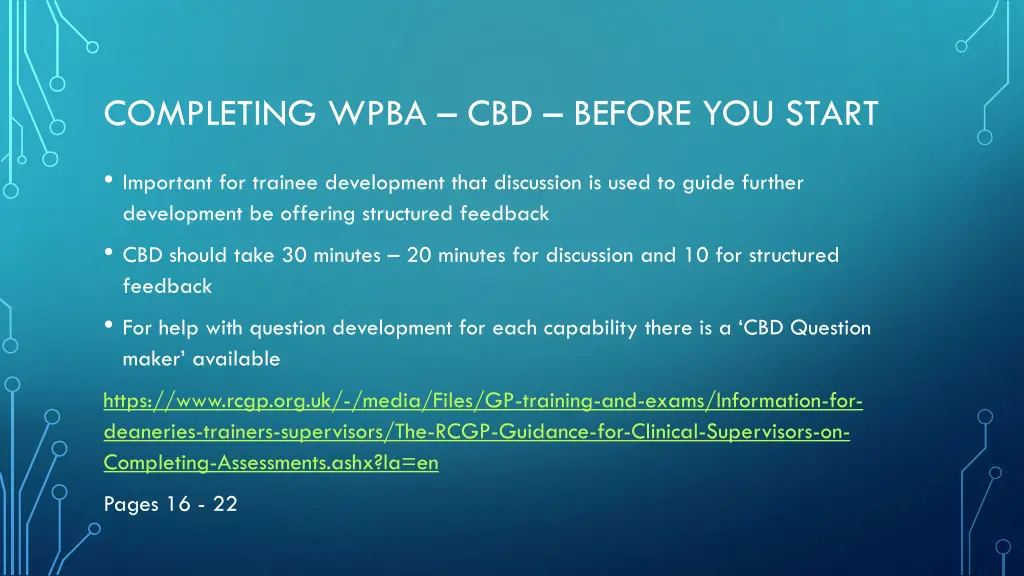 completing wpba cbd before you start 1