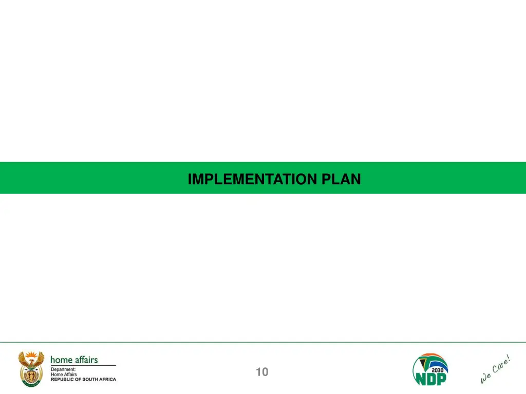 implementation plan