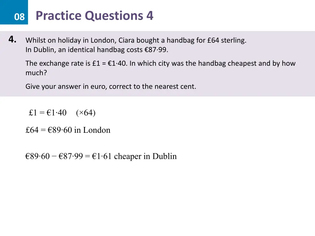 08 practice questions 4 3