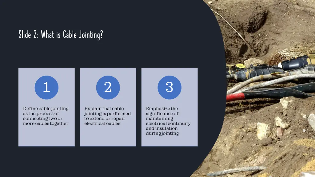 slide 2 what is cable jointing