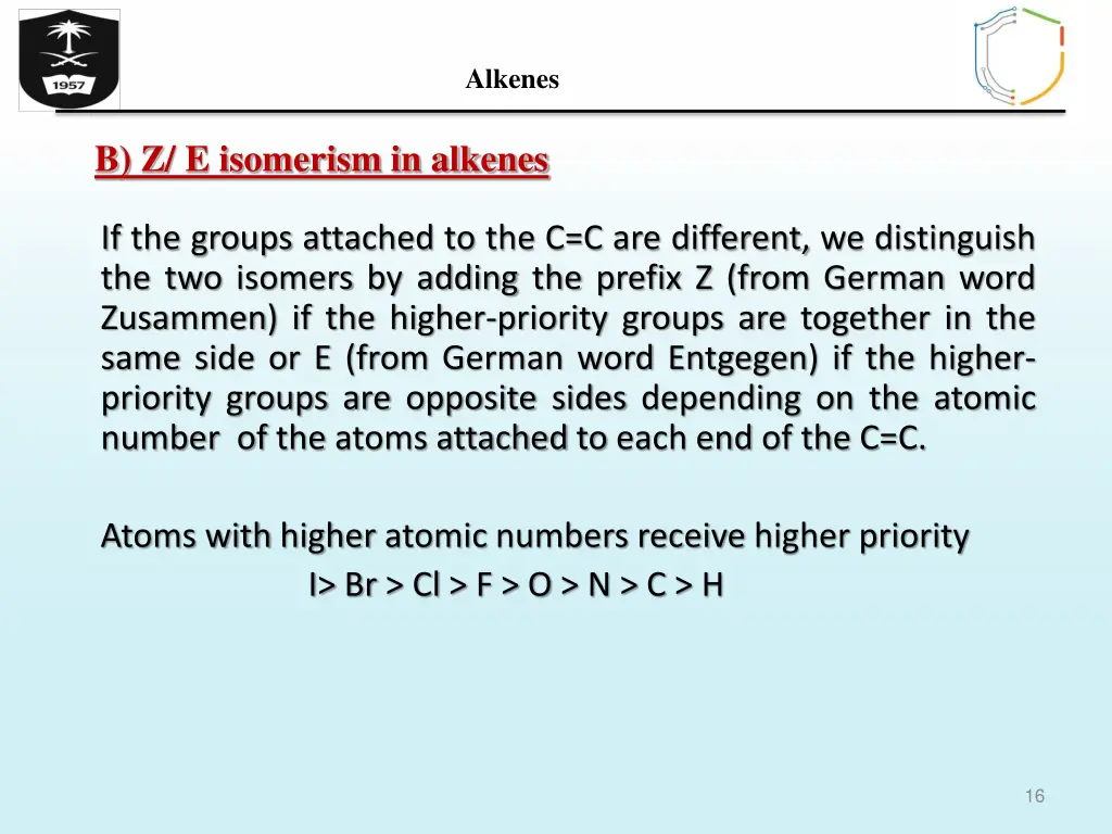 alkenes 14