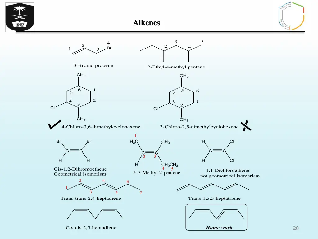 alkenes 18