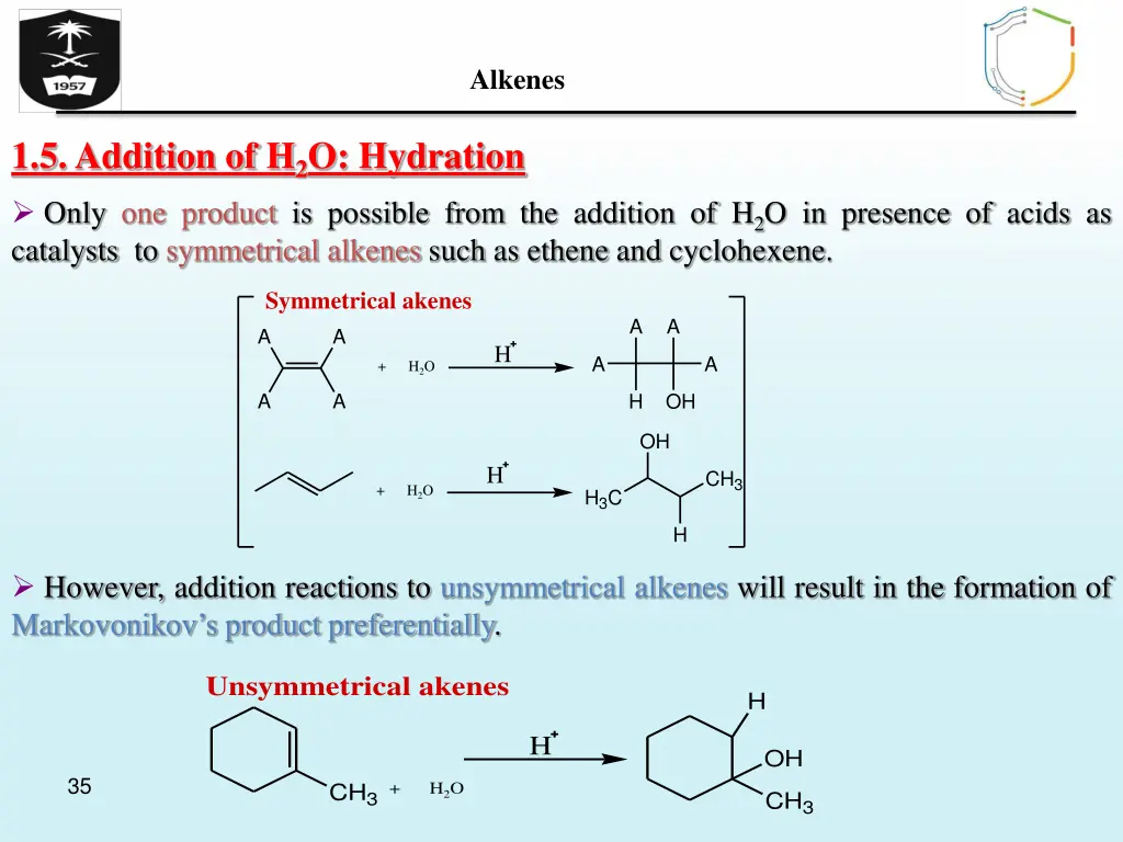 alkenes 33