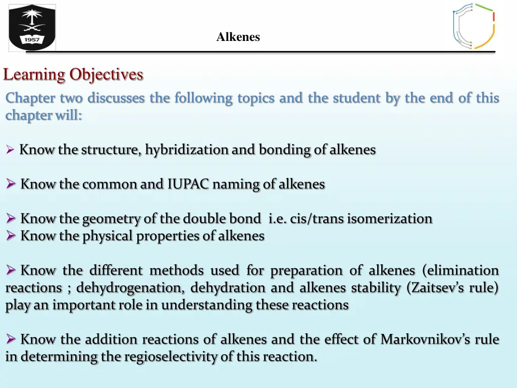 alkenes