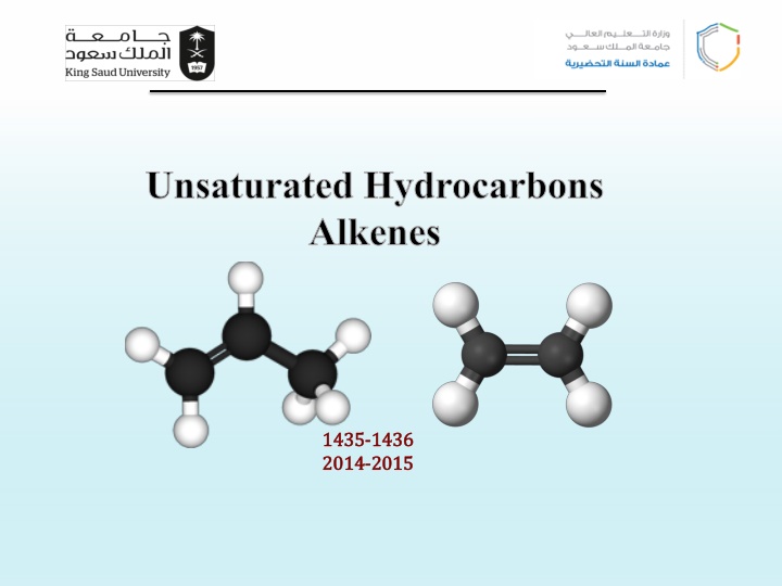 unsaturated hydrocarbons alkenes