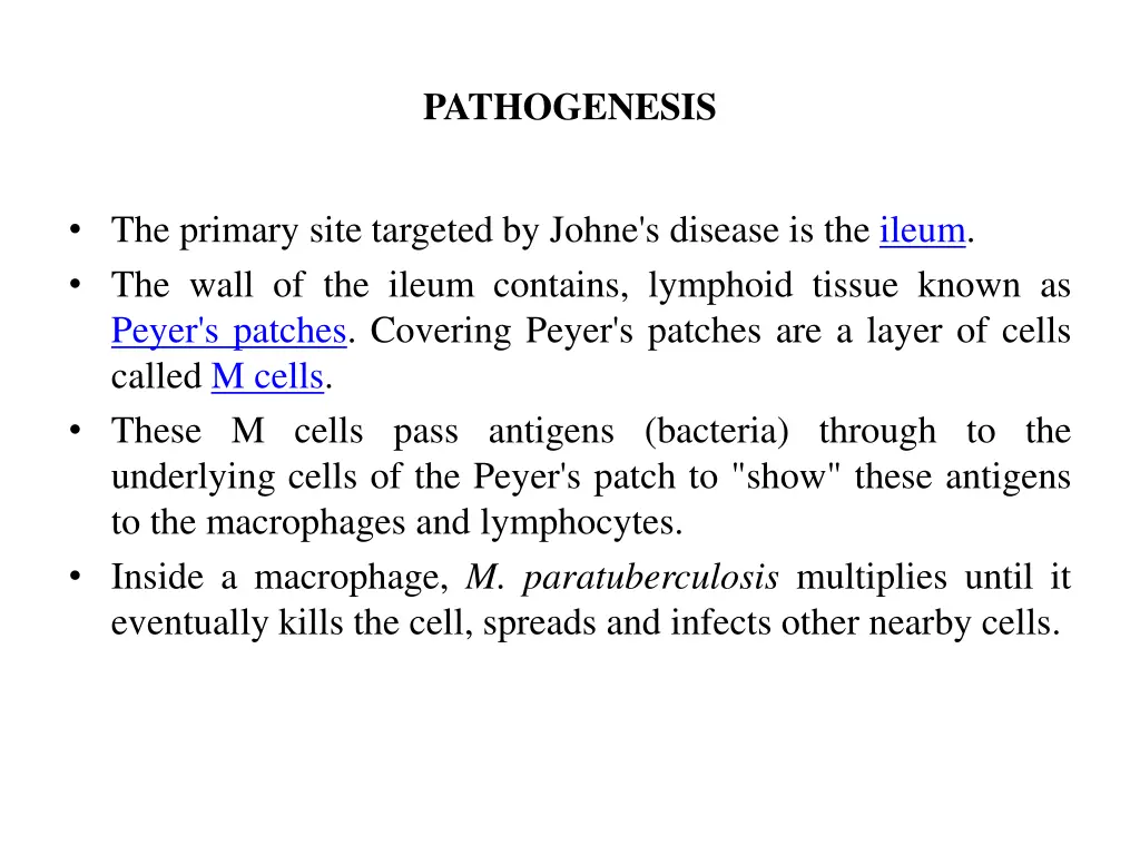 pathogenesis