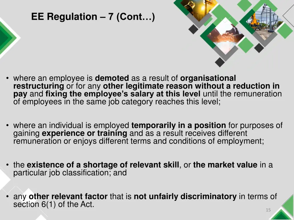 ee regulation 7 cont