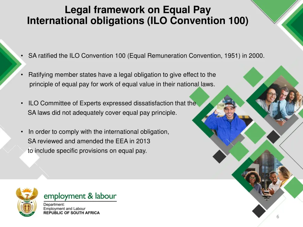 legal framework on equal pay international