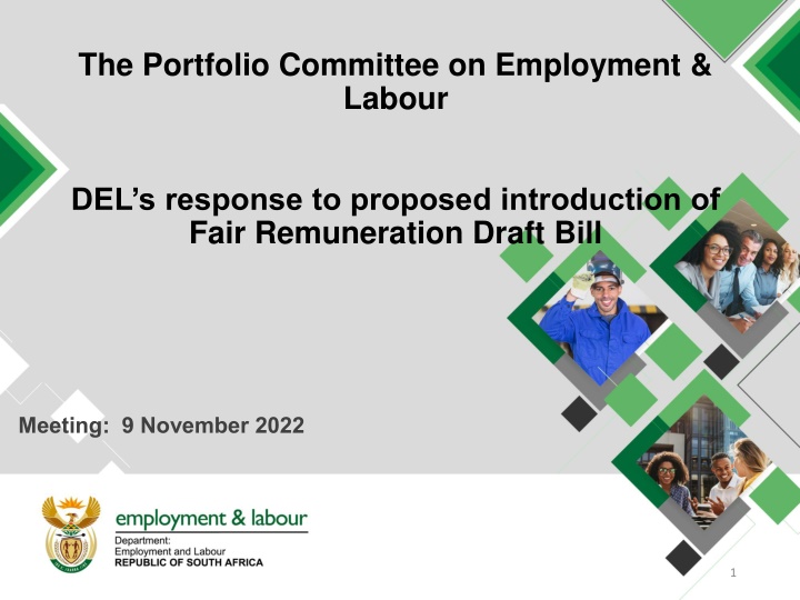 the portfolio committee on employment labour