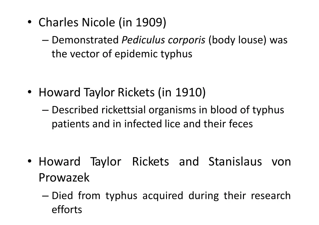 charles nicole in 1909 demonstrated pediculus