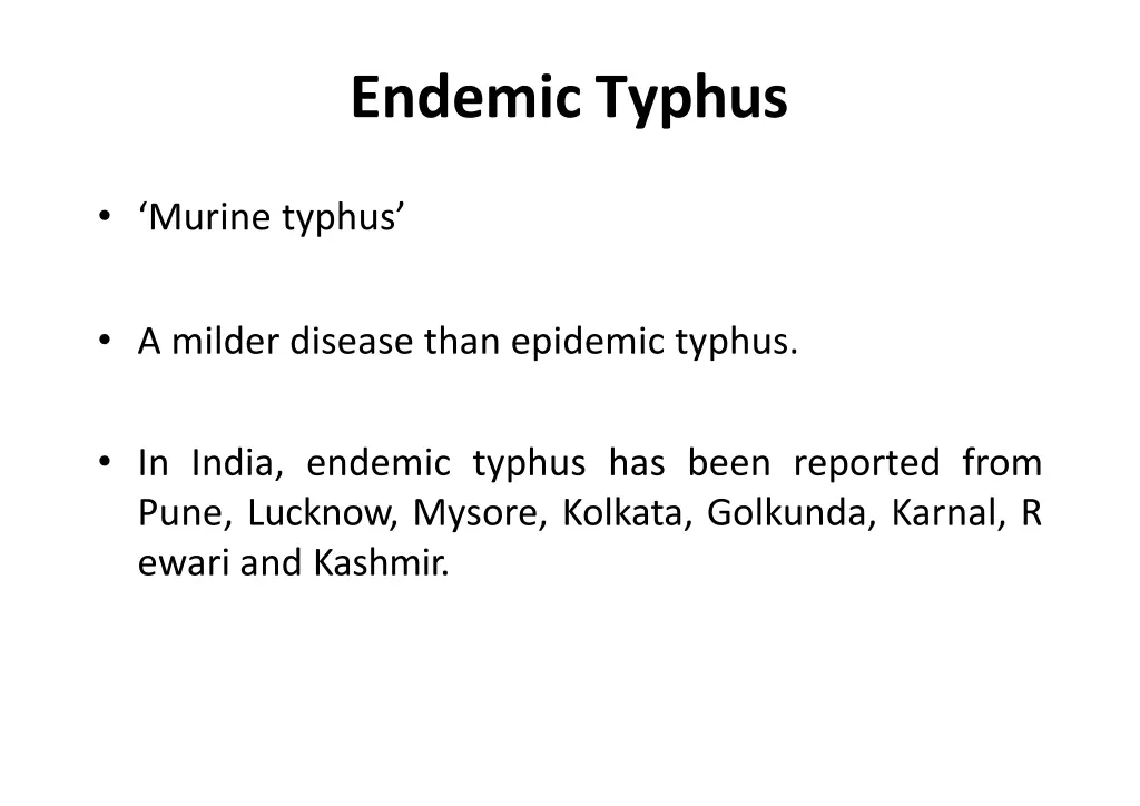 endemic typhus