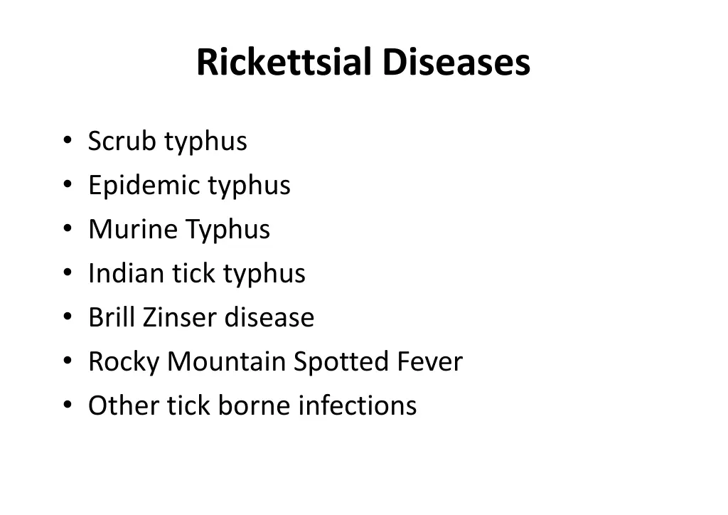 rickettsial diseases 1