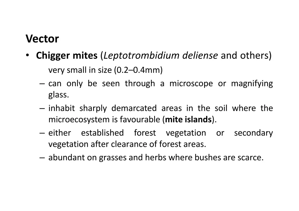 vector chigger mites leptotrombidium deliense