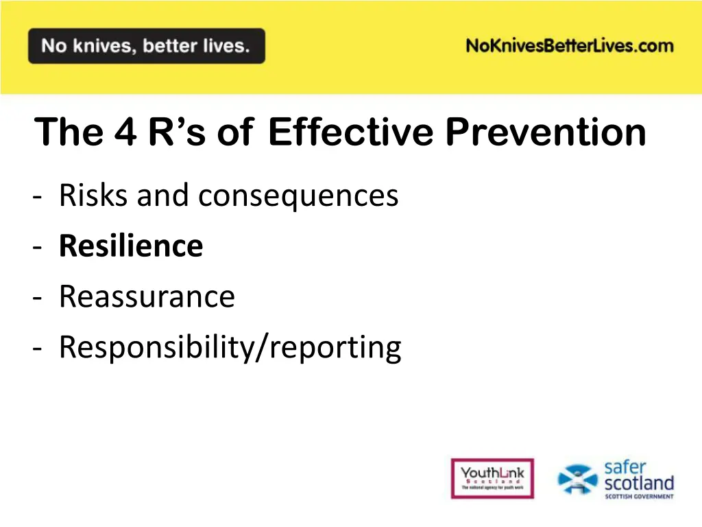 the 4 r s of effective prevention 1