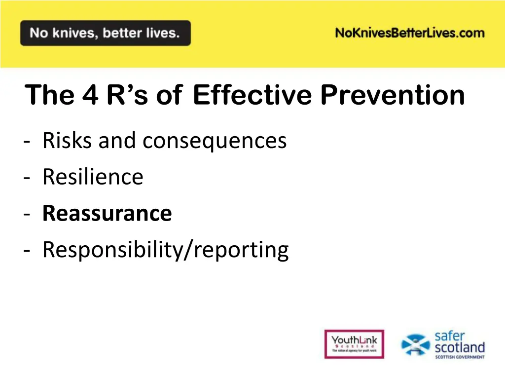 the 4 r s of effective prevention 2