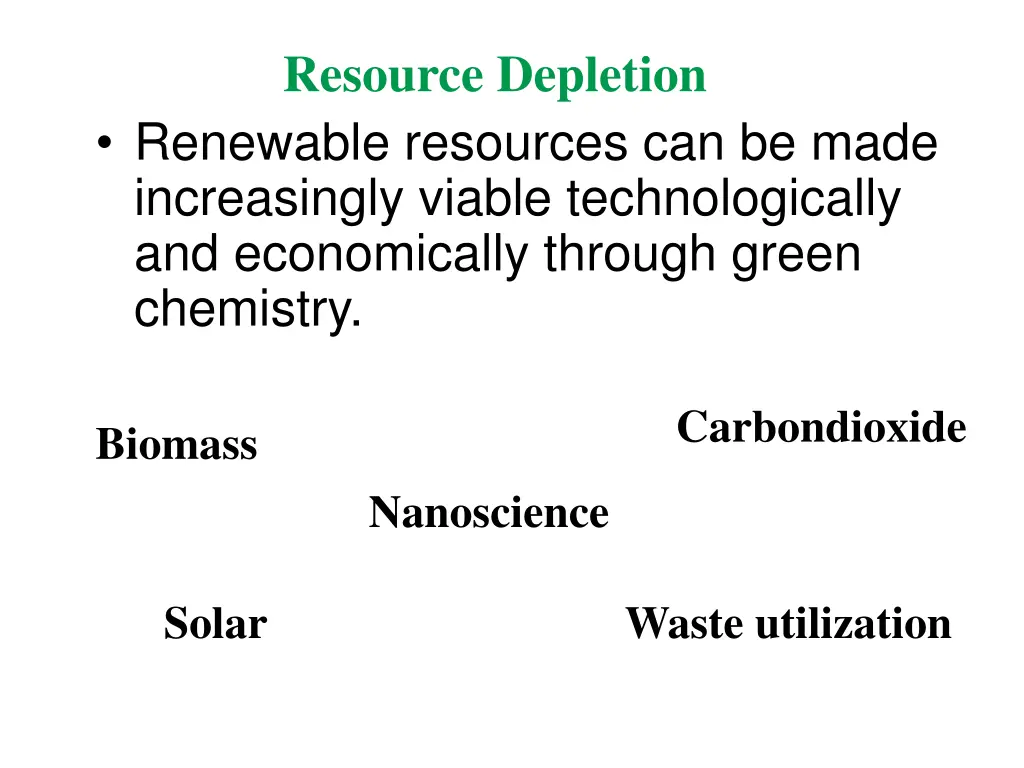 resource depletion renewable resources