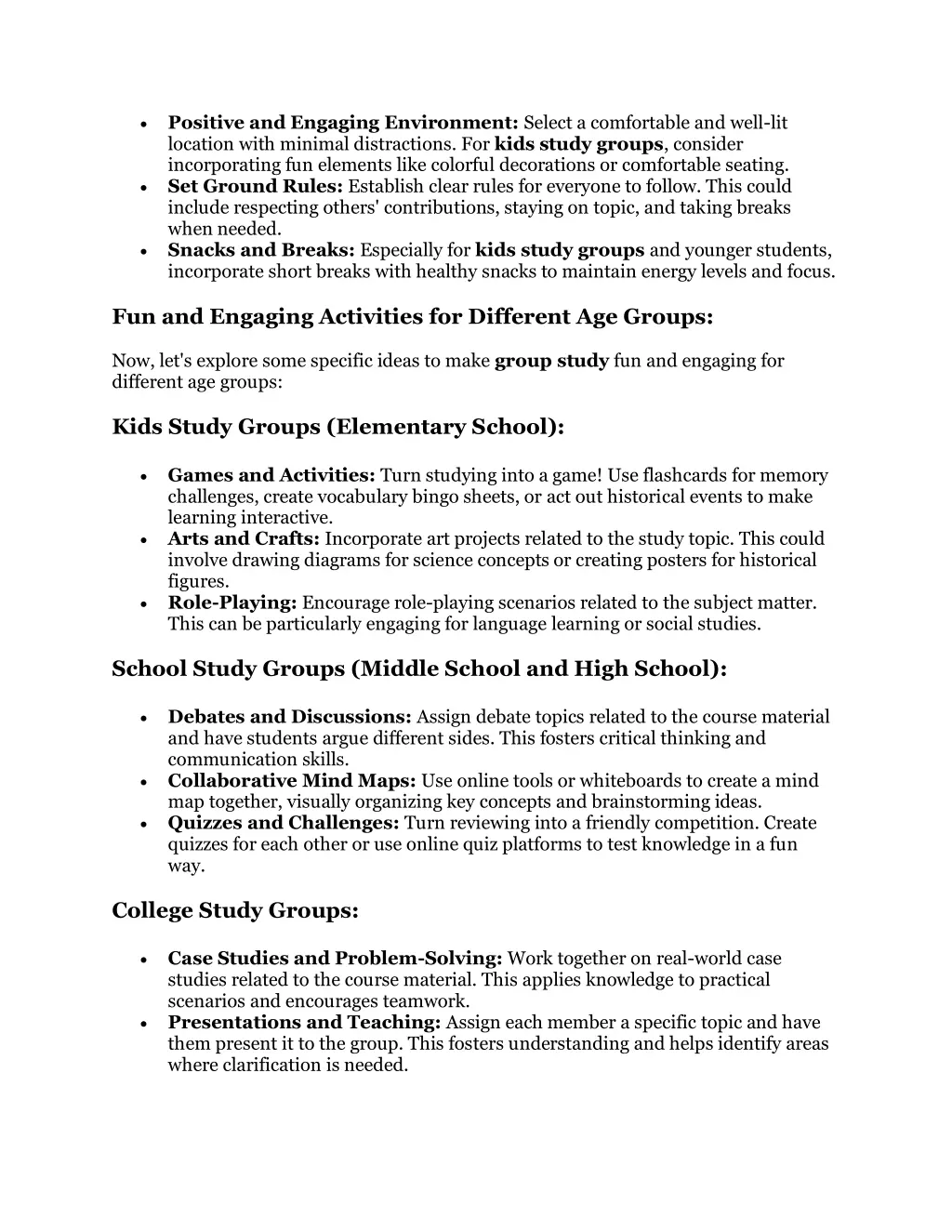 positive and engaging environment select