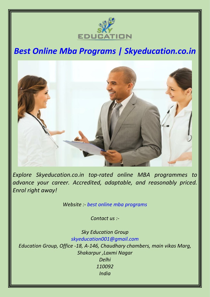 best online mba programs skyeducation co in