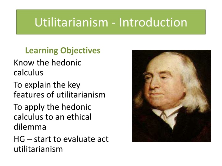 utilitarianism introduction