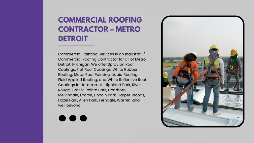 commercial roofing contractor metro detroit