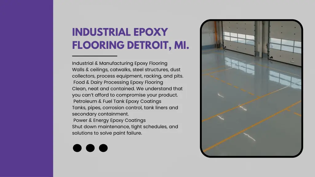 industrial epoxy flooring detroit mi