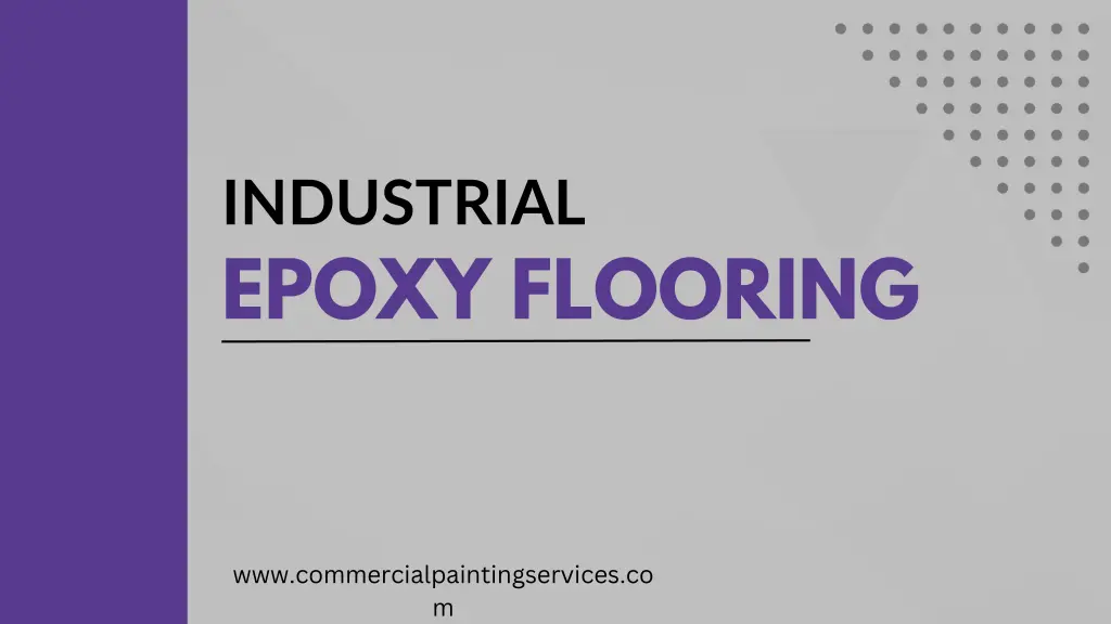 industrial epoxy flooring