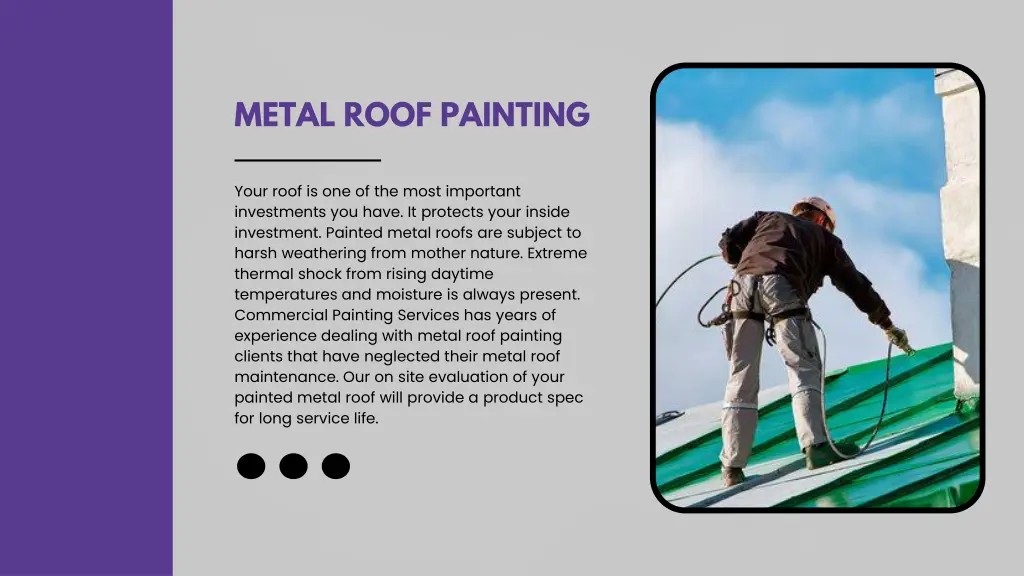 metal roof painting