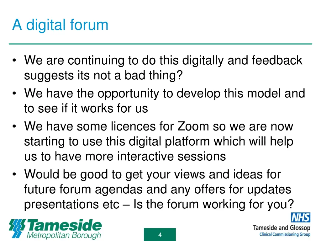 a digital forum