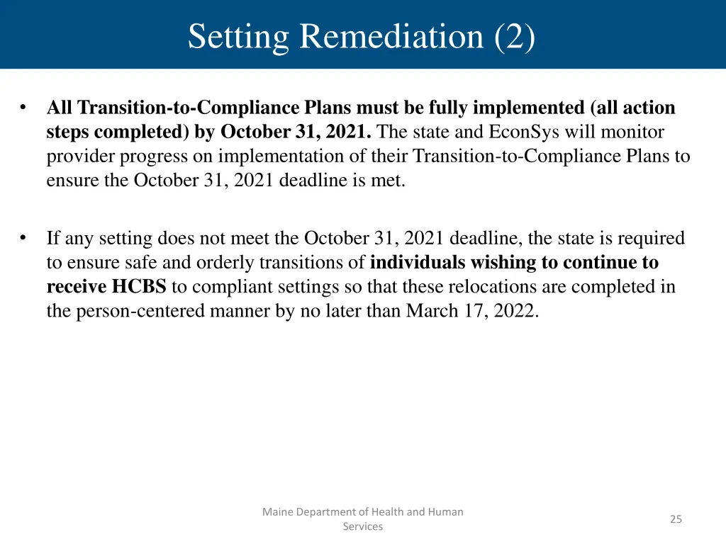 setting remediation 2