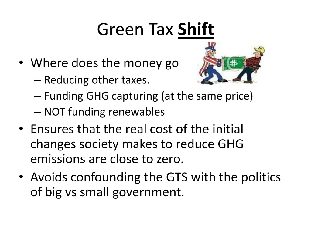 green tax shift