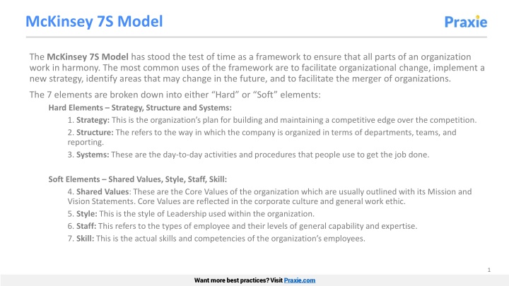 mckinsey 7s model