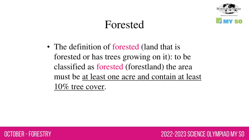 forested