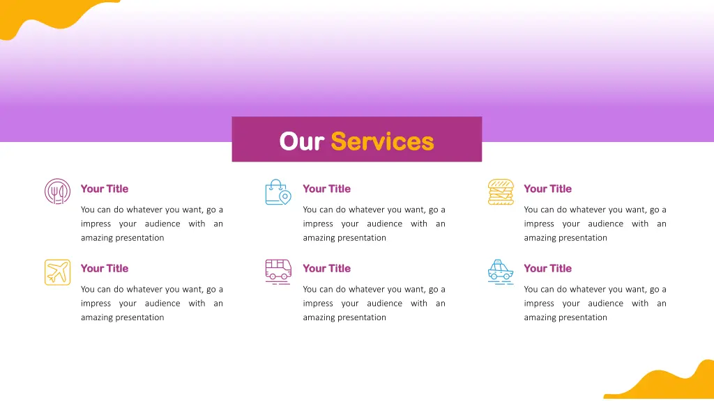 our our services services