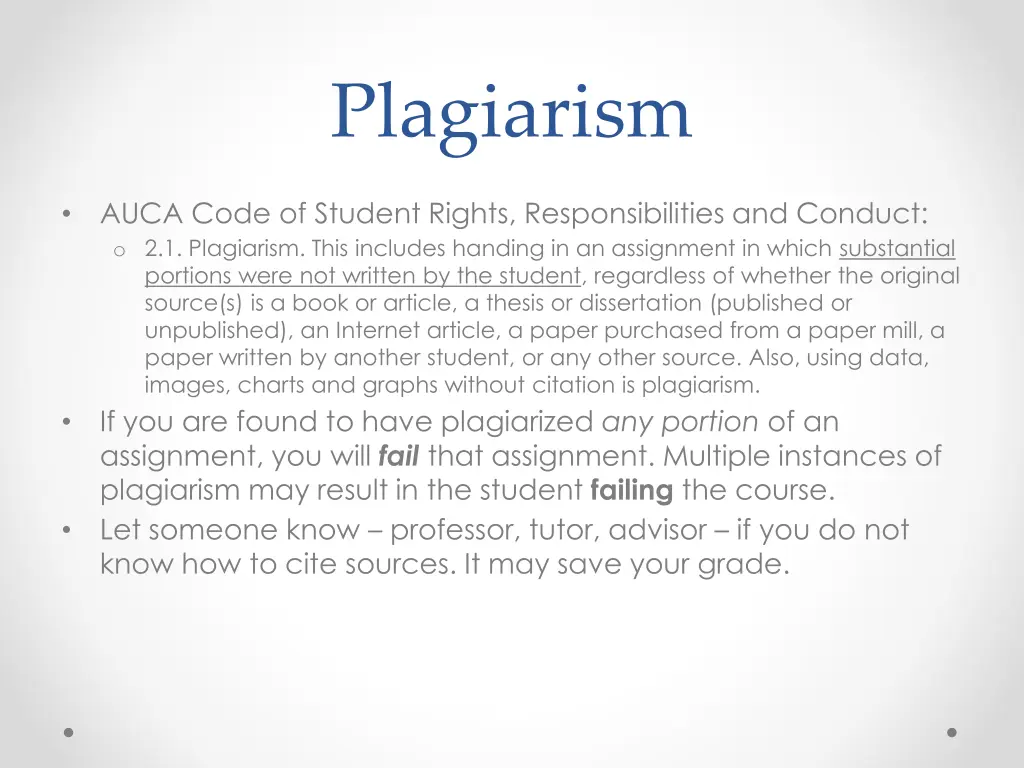 plagiarism