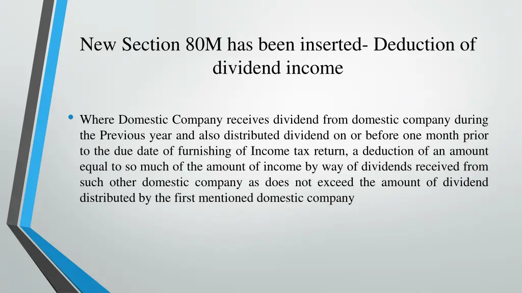 new section 80m has been inserted deduction