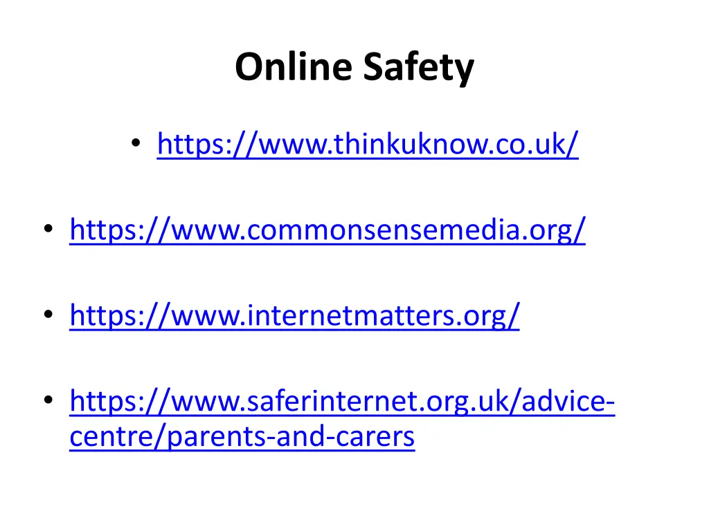 online safety