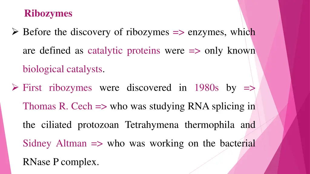 ribozymes