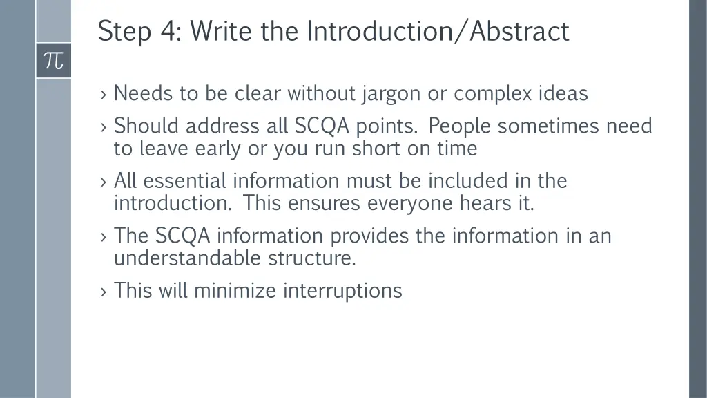 step 4 write the introduction abstract