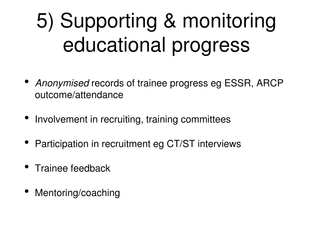 5 supporting monitoring educational progress