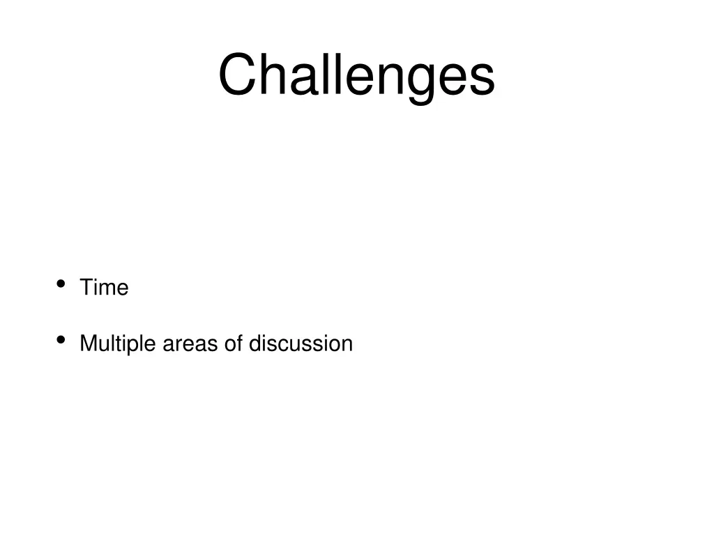 challenges