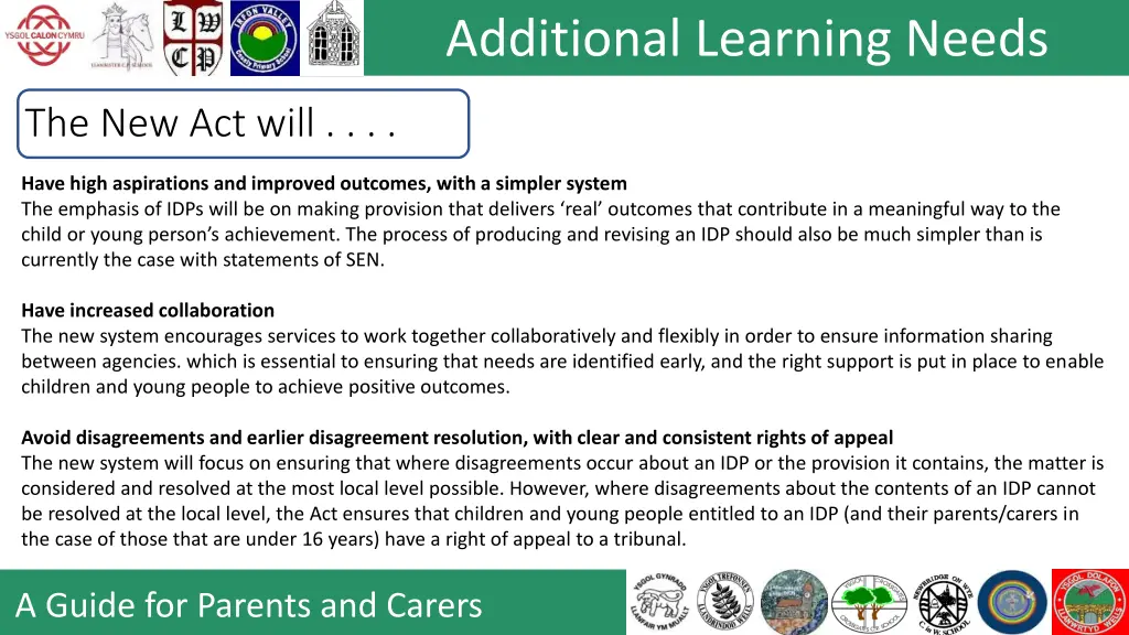 additional learning needs 3