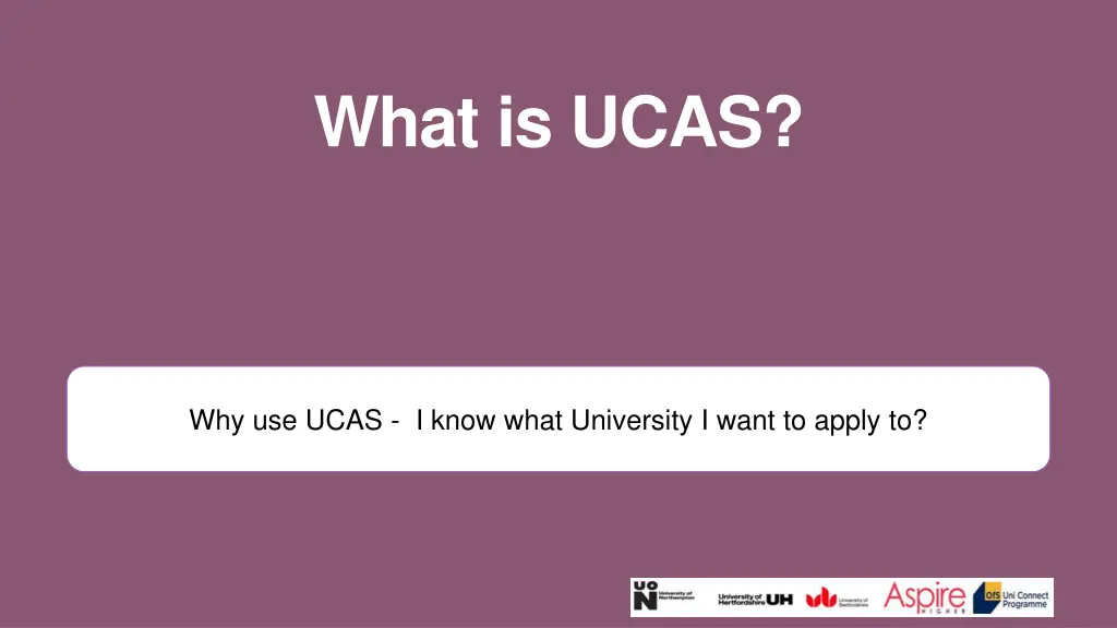 what is ucas 1