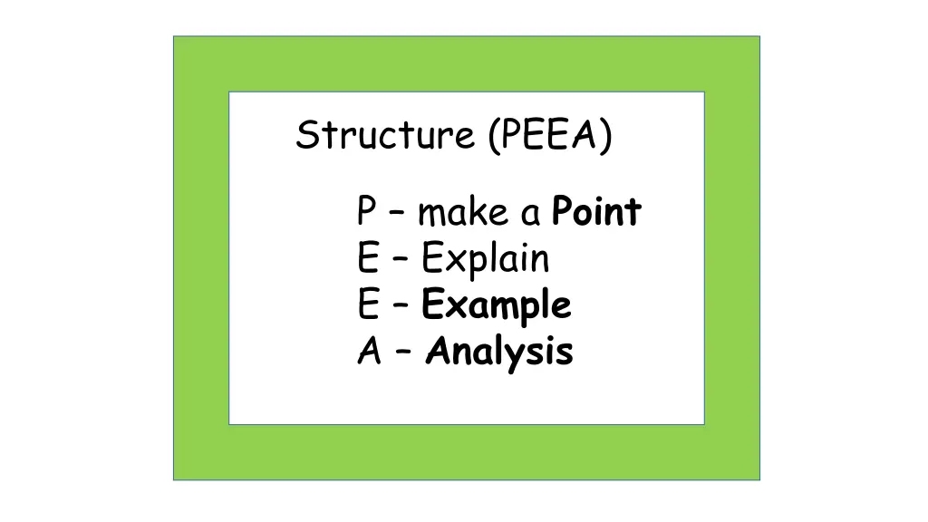 structure peea