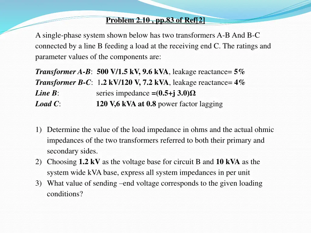 problem 2 10 pp 83 of ref 2