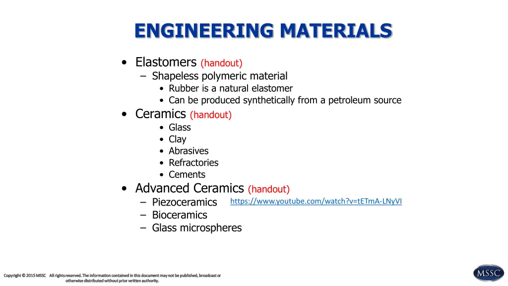 engineering materials 3