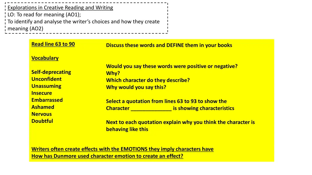 explorations in creative reading and writing 10