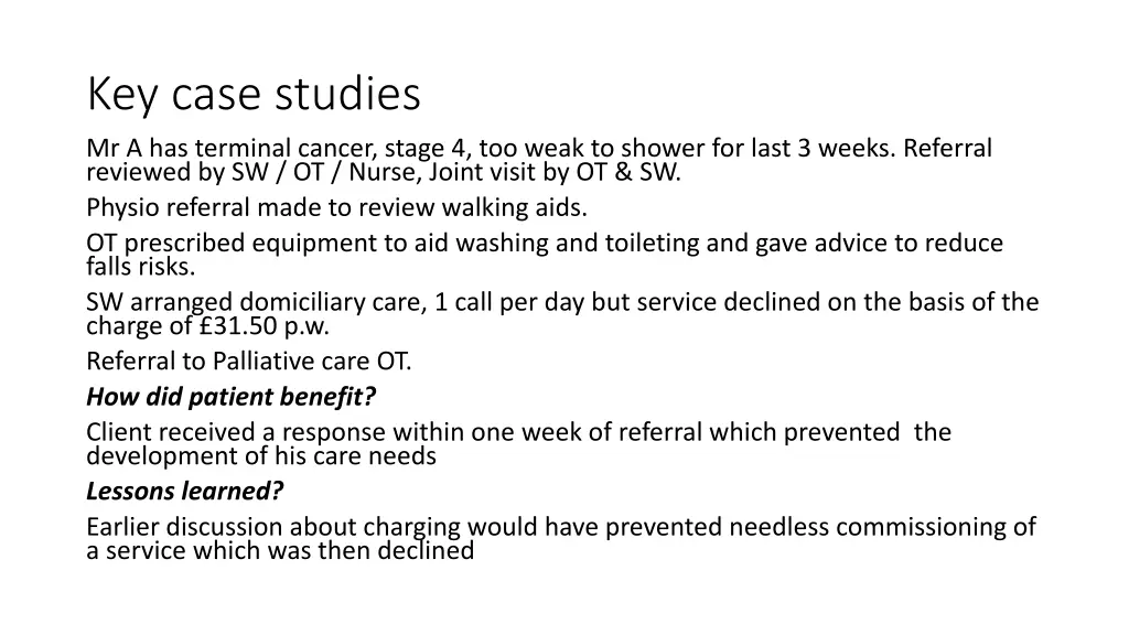 key case studies mr a has terminal cancer stage