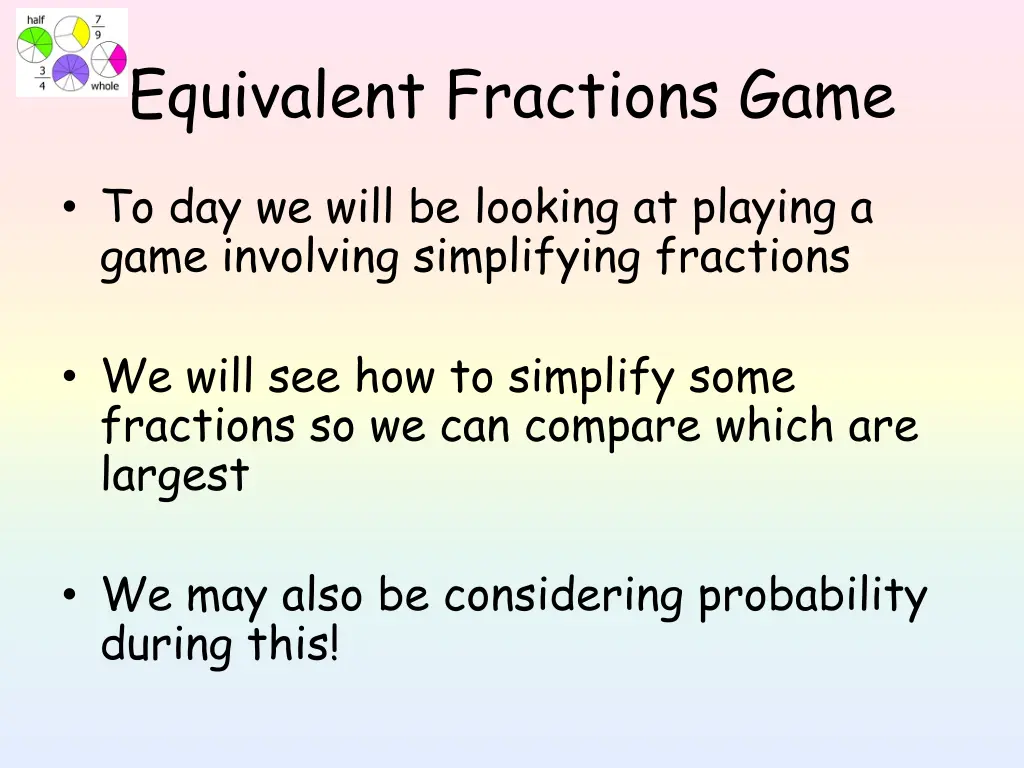 equivalent fractions game 1