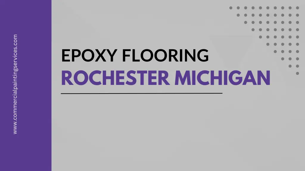 epoxy flooring rochester michigan